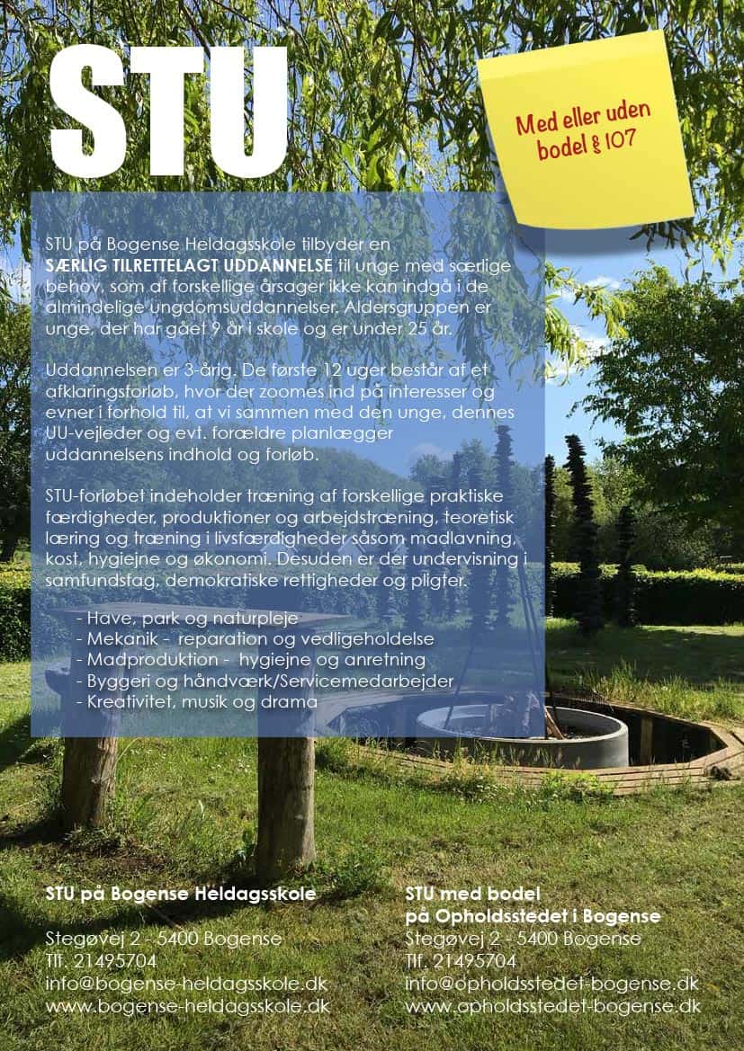 STU plakat - Opholdsstedet i Bogense